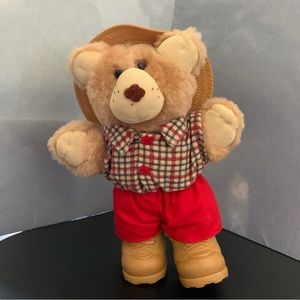 Furskins  "Boone"   8" Plush bear created by Xavier Roberts in the 80's VTG